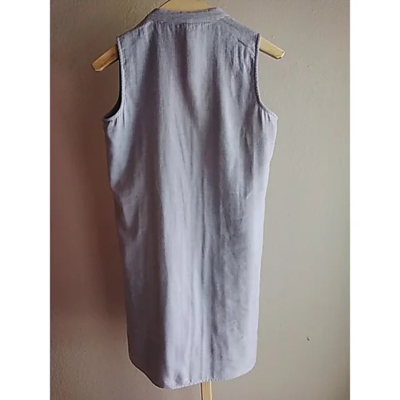 💕NWOT Uncle Frank Dress Size XS Blue Pink Floral Embroidered Sleeveless - Picture 5 of 12